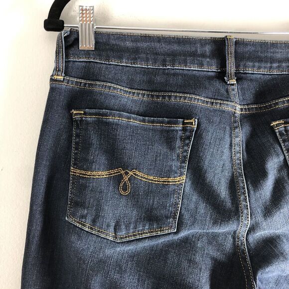 Lucky Brand Womens Size 6/28 Lolita Capri Jeans Mid‎ Rise Dark Wash Minimalist - Picture 13 of 14